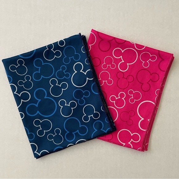 Disney Parks Cooling Towel by CoolCore in Pink Mickey Icon Print - Picture 11 of 13